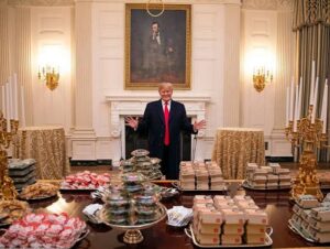 trump eat fast food